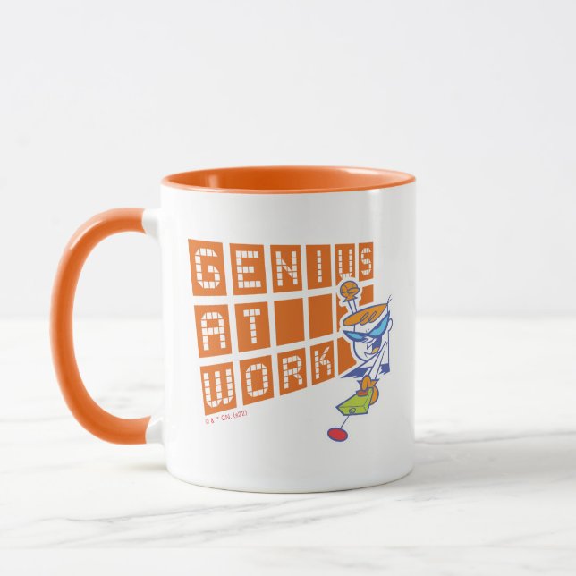 Dexter "Genius At Work" Mug (Left)