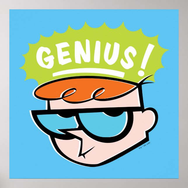 Dexter "Genius" Callout Graphic Poster (Front)