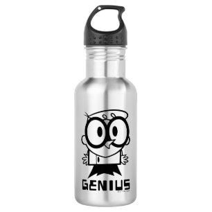 Dexter "Genius" Outline Graphic 532 Ml Water Bottle