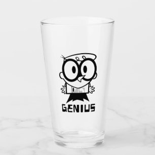 Dexter "Genius" Outline Graphic Glass