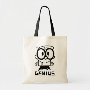 Dexter "Genius" Outline Graphic Tote Bag