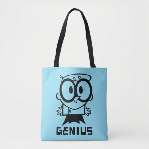 Dexter "Genius" Outline Graphic Tote Bag
