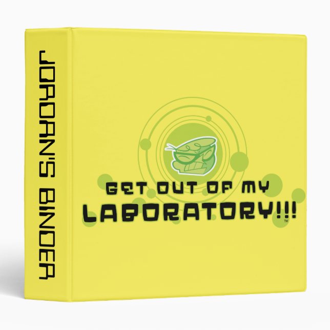 Dexter - Get Out Of My Laboratory!!! Binder (Front/Spine)
