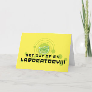 Dexter - Get Out Of My Laboratory!!! Card