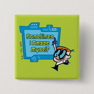 Dexter - Sometimes I Amaze Myself 2 Inch Square Button