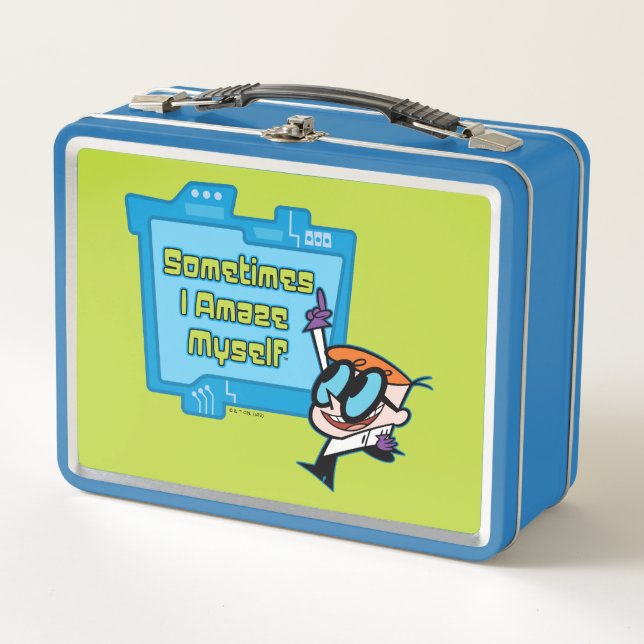 Dexter - Sometimes I Amaze Myself Metal Lunch Box (Front)