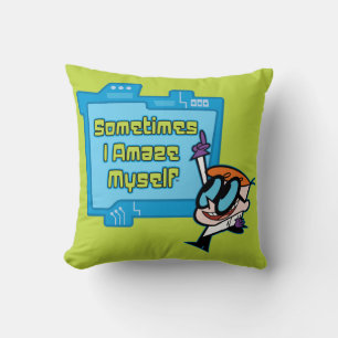Dexter - Sometimes I Amaze Myself Throw Pillow