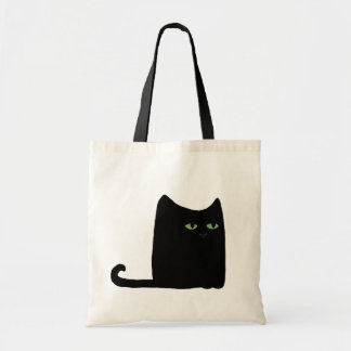 Dexter the Fat Black Cat Tote (customizable) Bag