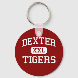 Dexter - Tigers - Middle School - Dexter Maine Keychain