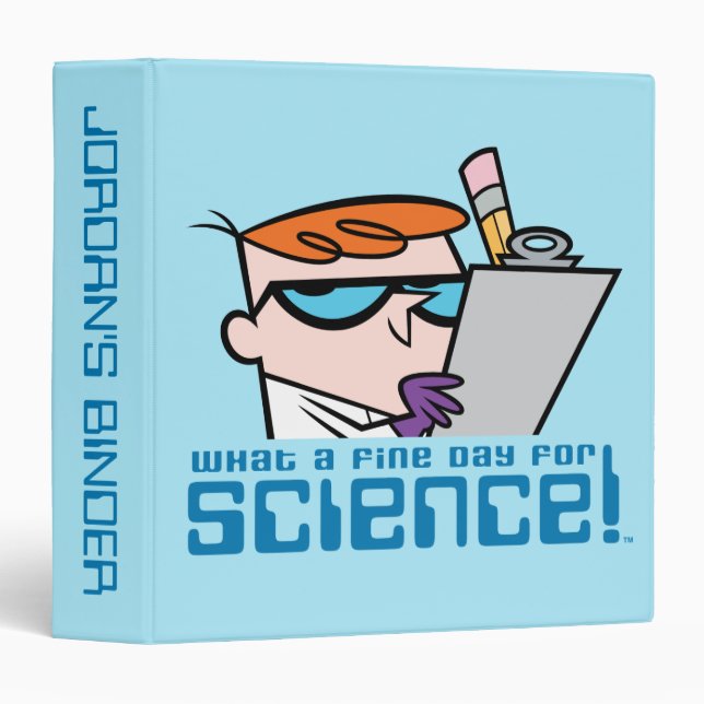 Dexter - What A Fine Day For Science! Binder (Front/Spine)