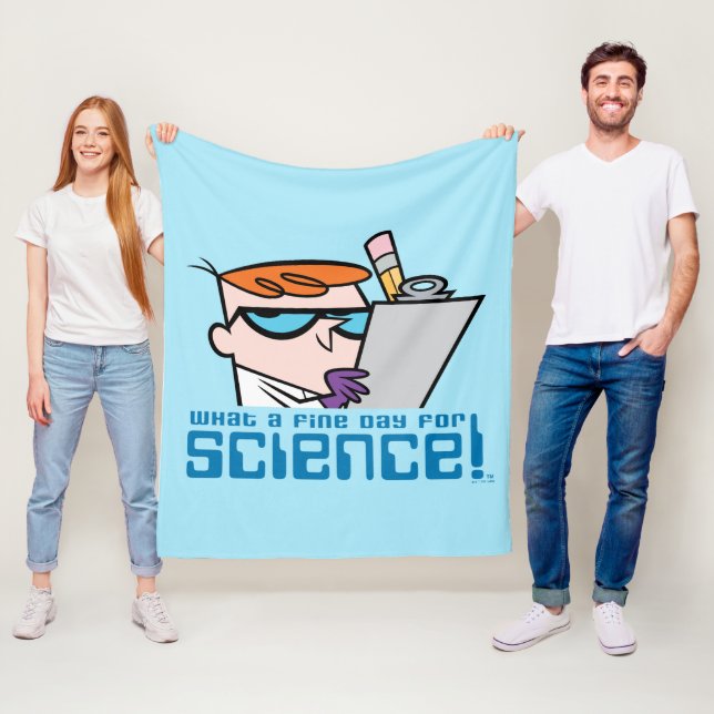 Dexter - What A Fine Day For Science! Fleece Blanket (In Situ)