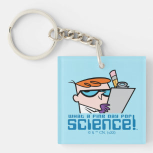 Dexter - What A Fine Day For Science! Keychain