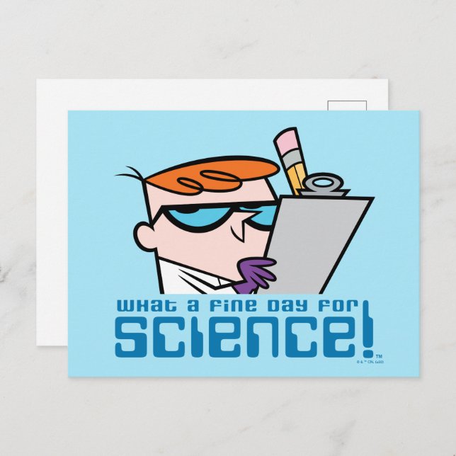 Dexter - What A Fine Day For Science! Postcard (Front/Back)