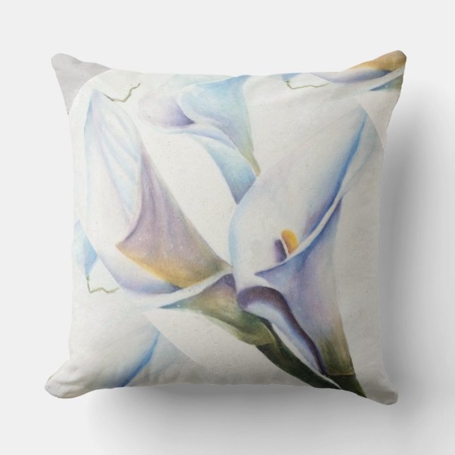 D'EXTÉRIEUR 3 COUSSIN DE PATIO CALLA LILIES STUNNING (Recto)