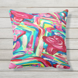 D'extérieur Coussin assez rose de patio