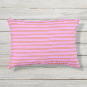 D'extérieur Coussin d'accentuation des bandes géométriques ros
