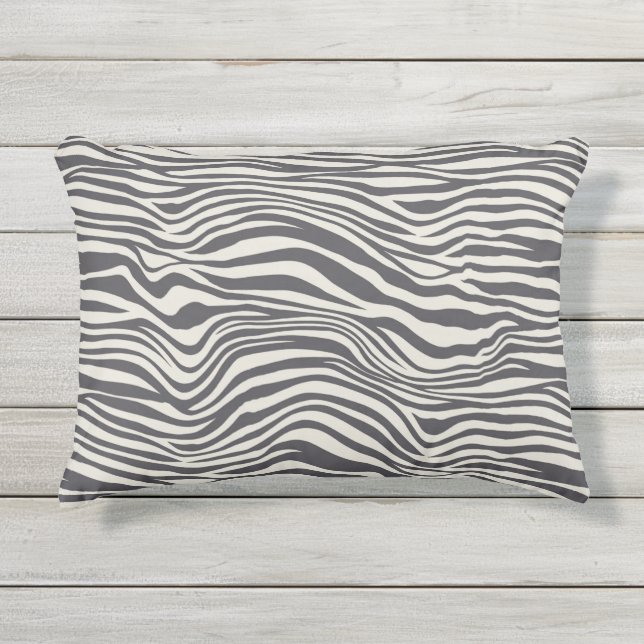 D'extérieur Coussin d'accentuation d'impression Zebra (Devant)