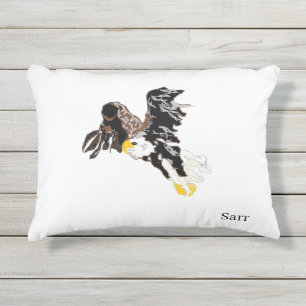 D'extérieur Coussin de l'accent : Aigle chauve