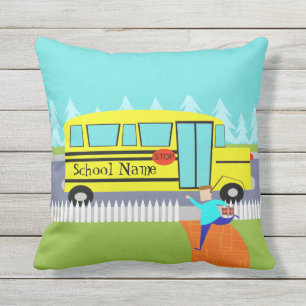D'extérieur Coussin extérieur d'autobus scolaire contagieux