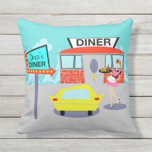 D'extérieur coussin extérieur de wagon-restaurant des années