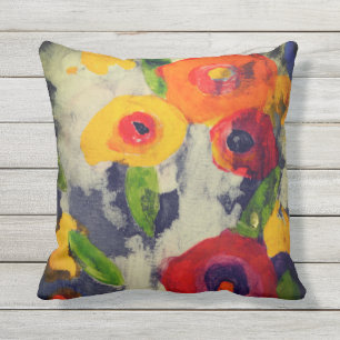 D'extérieur Coussin extérieur moderne coloré audacieux de