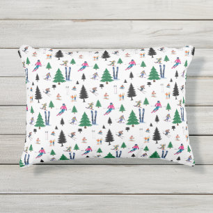 D'extérieur Coussin inspiré du ski.