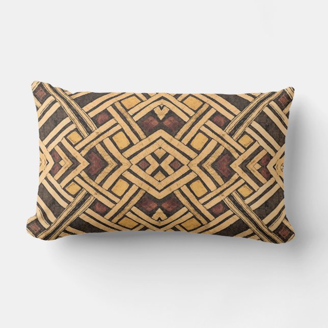 D'extérieur Coussin lombaire de collage de Kuba d'Africain (Recto)