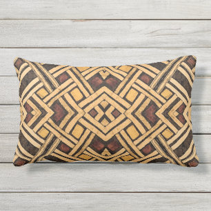 D'extérieur Coussin lombaire de collage de Kuba d'Africain