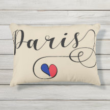 Coussin Paris Heart Accent, France