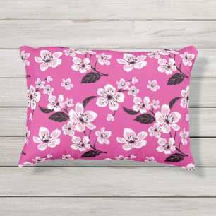 D'extérieur FLEUR DE CERISIER - SAKURA (ROSE) Coussin de décor