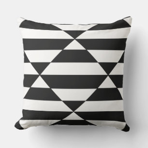 D'extérieur HAMbyWG - Coussin extérieur 20 pouces noir/blanc