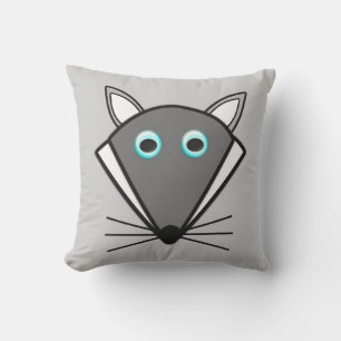 D'extérieur Joli loup Halloween Coussin extérieur