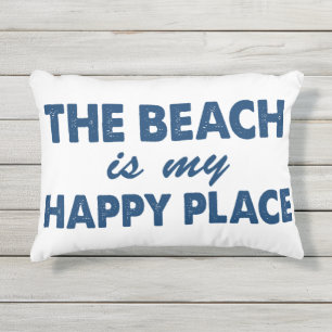 D'extérieur La plage est mon coussin extérieur d'endroit