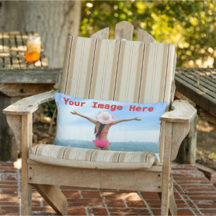 D'extérieur NOUVEAUTÉ ! Lumbar Coussin 13" x 21" Extérieur - P