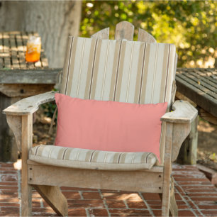 D'extérieur Saumon extérieur Lumbar Coussin