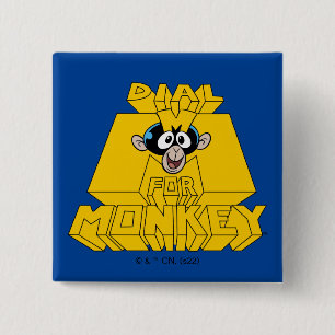 Dexter's Laboratory - Dial M For Monkey 2 Inch Square Button