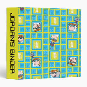 Dexter's Laboratory Experiments Pattern Binder
