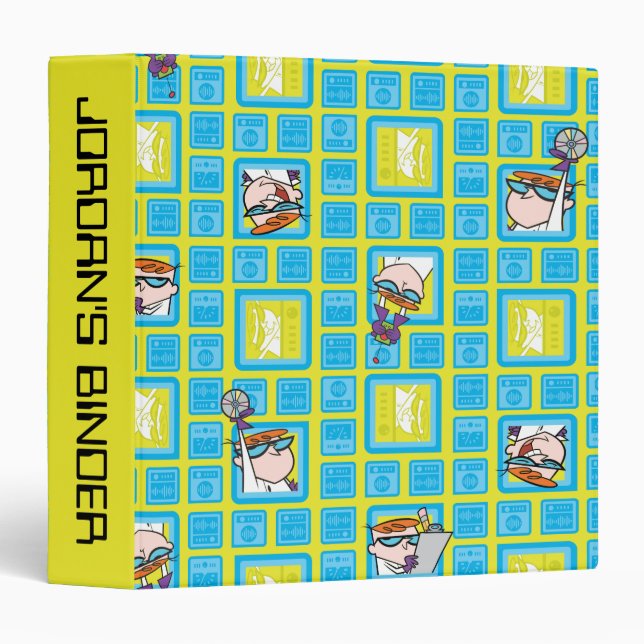 Dexter's Laboratory Experiments Pattern Binder (Front/Spine)