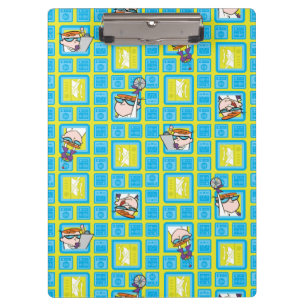 Dexter's Laboratory Experiments Pattern Clipboard