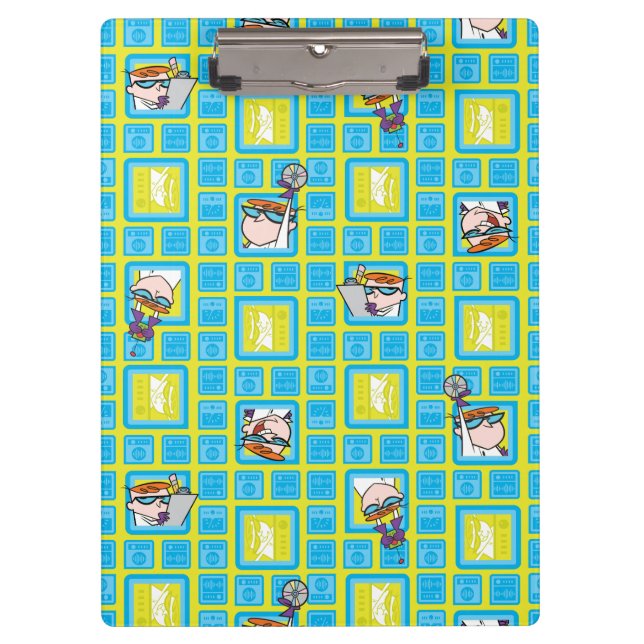 Dexter's Laboratory Experiments Pattern Clipboard (Front)