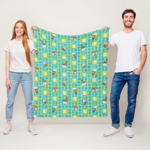Dexter's Laboratory Experiments Pattern Fleece Blanket