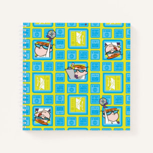 Dexter's Laboratory Experiments Pattern Notebook