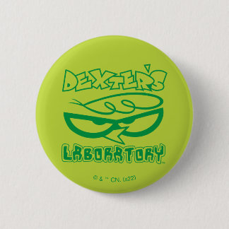 Dexter's Laboratory Face Logo 2 Inch Round Button