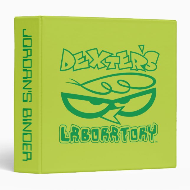 Dexter's Laboratory Face Logo Binder (Front/Spine)