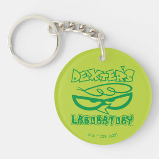 Dexter's Laboratory Face Logo Keychain