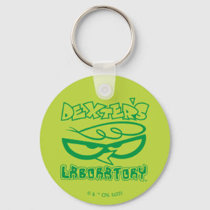 Dexter's Laboratory Face Logo Keychain