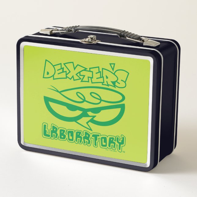 Dexter's Laboratory Face Logo Metal Lunch Box (Front)