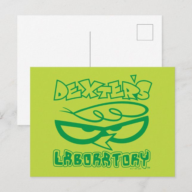 Dexter's Laboratory Face Logo Postcard (Front/Back)
