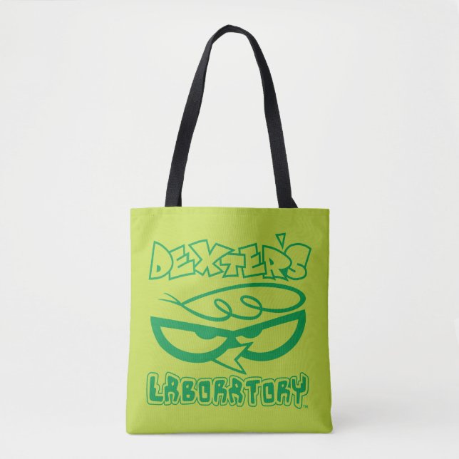 Dexter's Laboratory Face Logo Tote Bag (Front)
