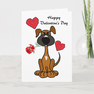 DF - Carte de jour pour les Valentines de Chien et